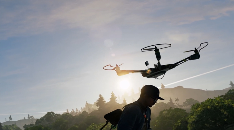 Drone racing in nieuwe Watch Dogs 2 game Drone racing in nieuwe Watch Dogs 2 game