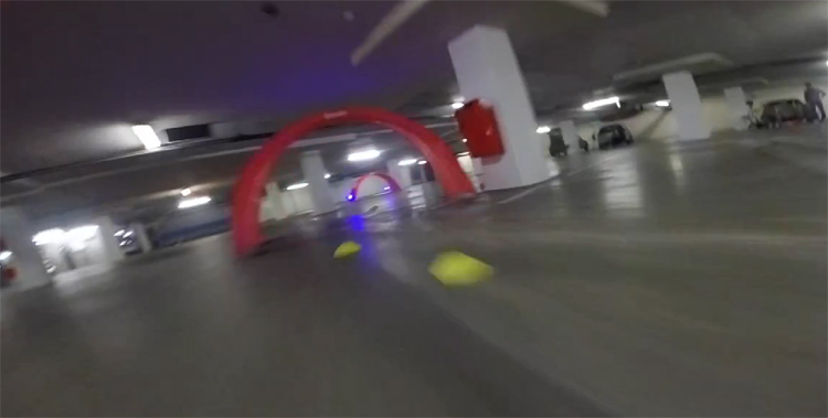 FPV drone race in parkeergarage Den Haag FPV drone race in parkeergarage Den Haag