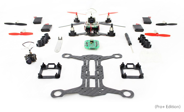 Extreme Fliers presenteert Micro Drone Carbon FPV racing kit Extreme Fliers presenteert Micro Drone Carbon FPV racing kit